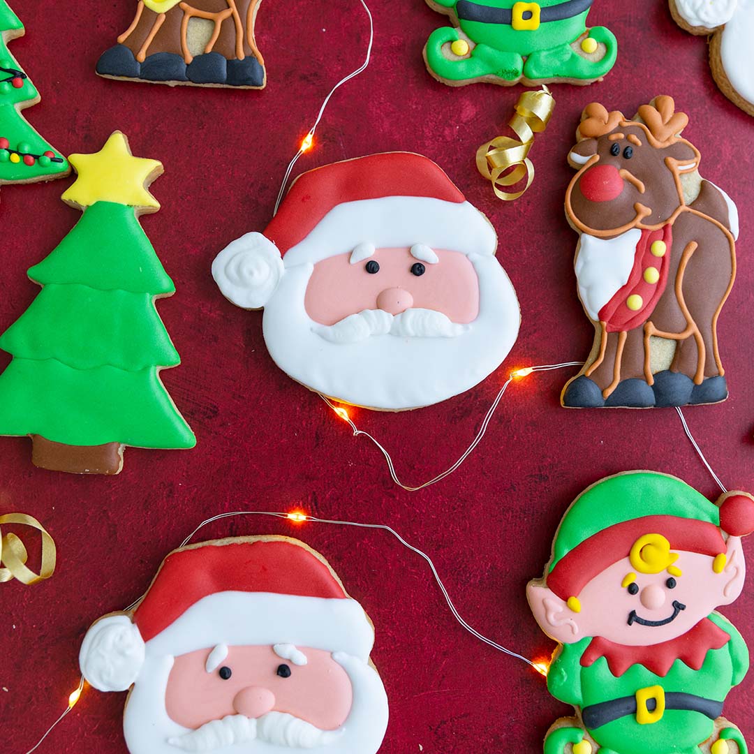 Christmas Decorated Cookie Set